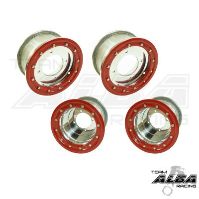 Banshee 350  Warrior 350  Front Rear Wheels Beadlock 10x5 9x8 Alba Racing PR 32