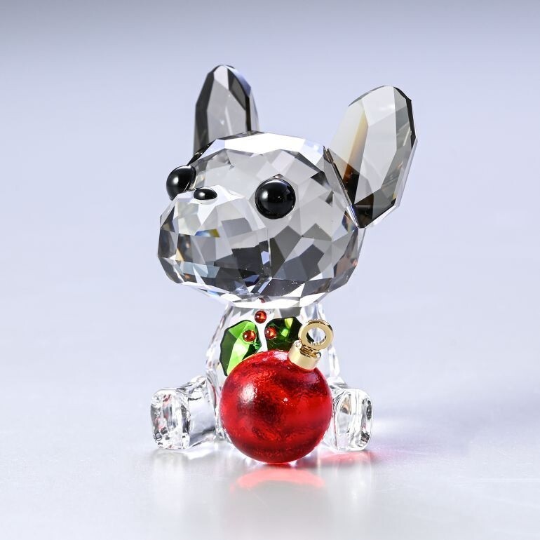 Swarovski フレンチブルドッグ Holiday Cheers French Bulldog | Swarovski