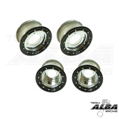 Banshee 350  Warrior 350  Front Rear Wheels Beadlock 10x5 9x8 Alba Racing PB 41