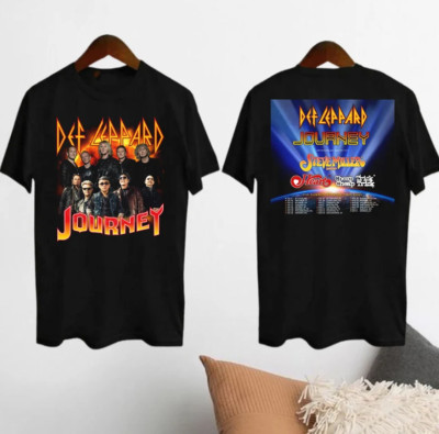 2024 Def Leppard' And Journey' Summer Stadium' Tour Shirt, Def Leppard' Fan Shir