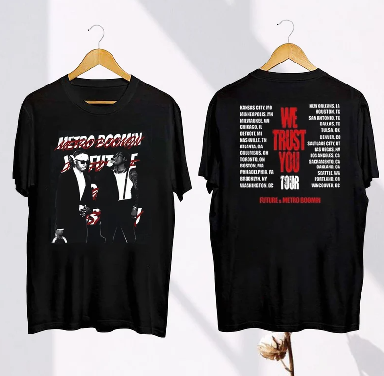 Future Tour Tシャツ Rap tee Metro Boomin 2024 Future and Metro Boomin Tour Shirt, Future & Metro