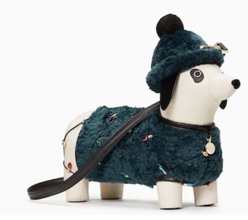 kate spade 犬とイルミネーション トートバッグ kate spade 犬とイルミネーション トートバッグ ケイトスペード