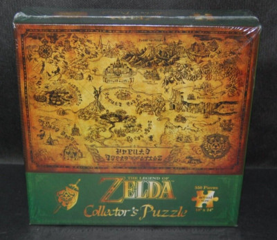 The Legend Of Zelda Usaopoly Collectors Edition Puzzle Hyrule Map 550 Pieces NEW