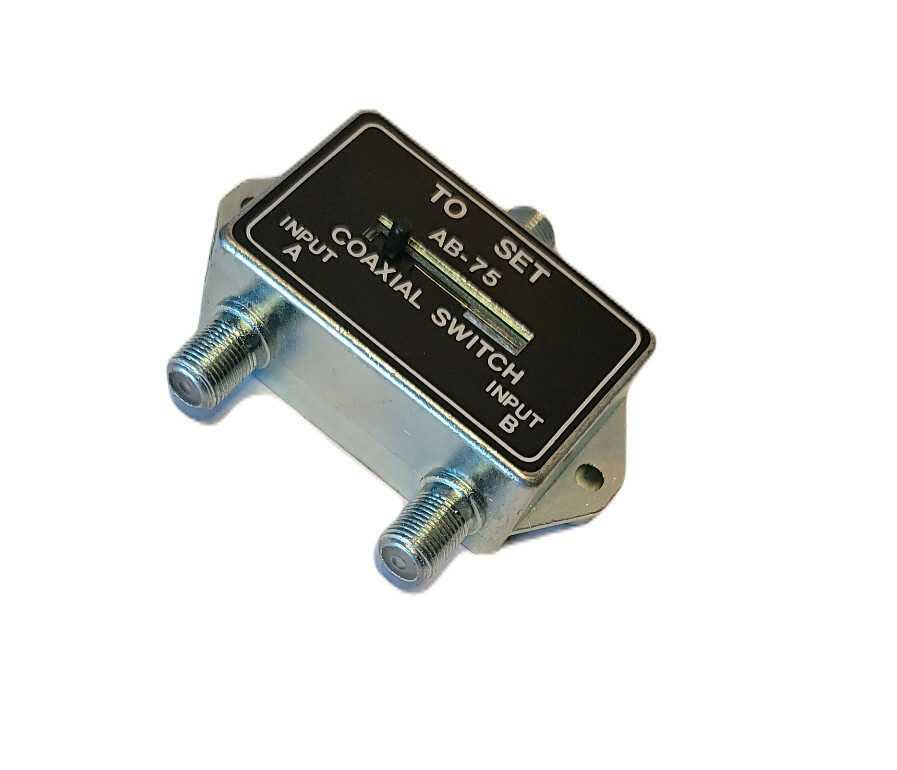 2 WAY A/B Coaxial Coax RF Switch, Manual