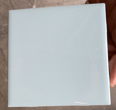 5 pc. Spa Blue: 4-1/4'' Glossy Ceramic Tile by Daltile #0148, Light Blue