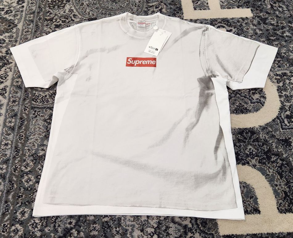 supreme mm6 スカルT Supreme x MM6 コラボMaison Margiela Liquid Blueマジェラ