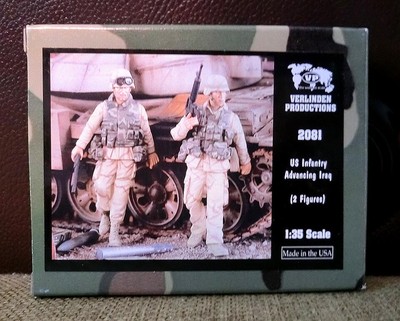 1/35 Verlinden VP US Infantry Advancing Iraq 2081