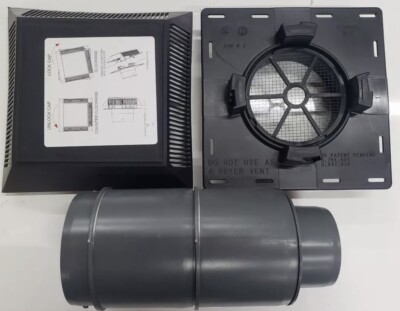 INTAKE EXHAUST VENT MID AMERICAN COLOR Black #002 M00030807002