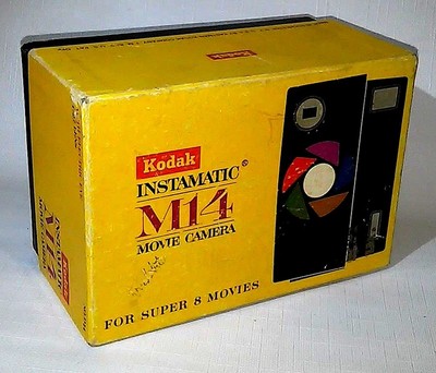 vintage 1960's Kodak M14 Instamatic SUPER 8 camera COMPLETE new BOXED