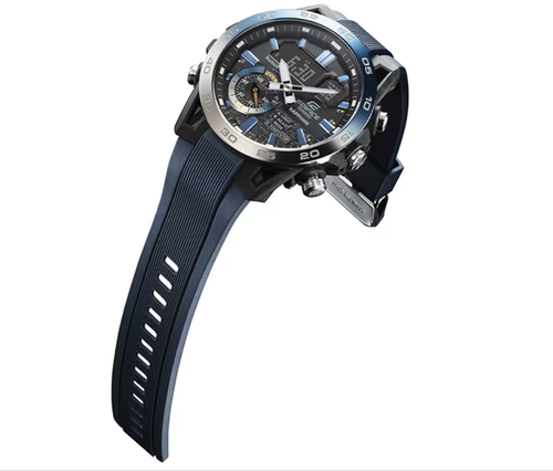 Pre-owned Casio Edifice Ecb-40ynp-1ajf Edifice Nighttime Drive Series Japan Import