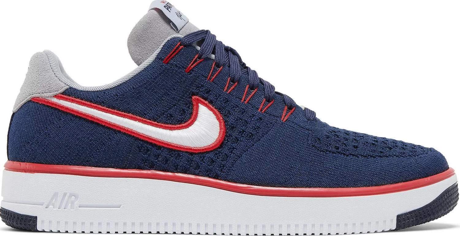 

Мужские кроссовки Nike AF1 Air Force 1 Ultra Flyknit Low NE QS Patriots FD0495-400 10,5, Синий, Nike Air Force 1 Low
