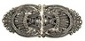 925 Sterling Silver & Marcasite BroochPinDress Clip Vintage Jewellery .JPG