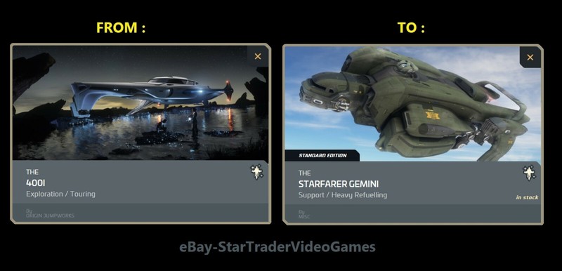 Star Citizen - Ship Upgrade To Starfarer Gemini  - Ccu Selection
