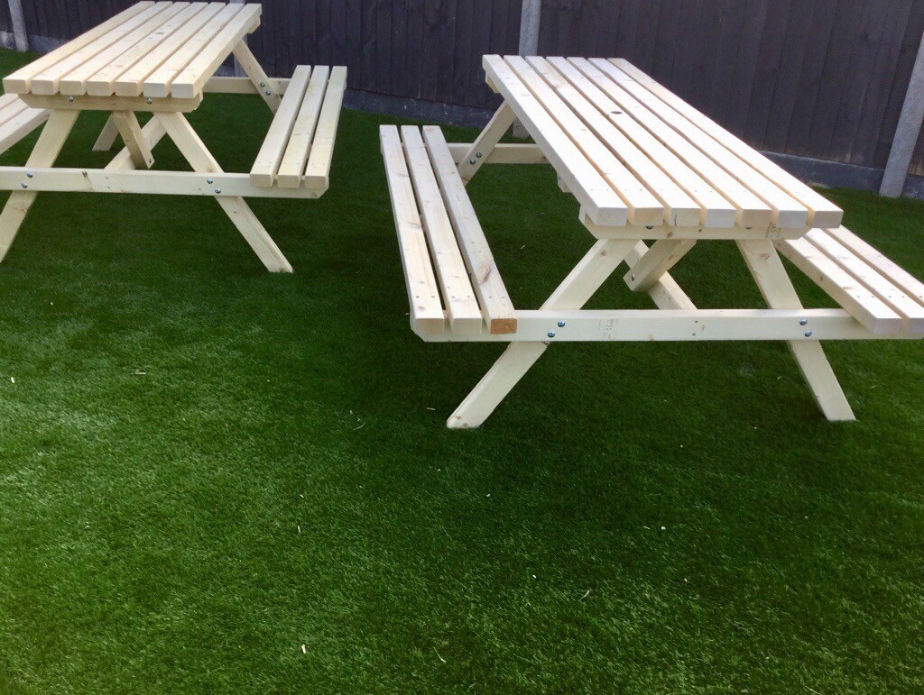 Garden picnic benches for sale 6ft & 5ft in Fareham, Hampshire Gumtree