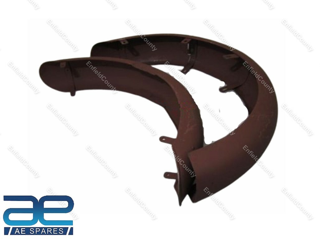 Fits For Panther M100 Raw Steel Front & Rear Mudguard Set  