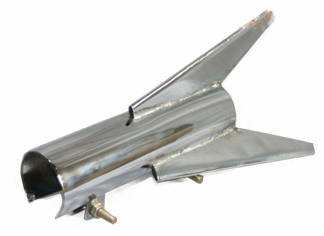 Rocket Exhaust Silencer End For Royal Enfield Bullet BSA Triumph Ariel 