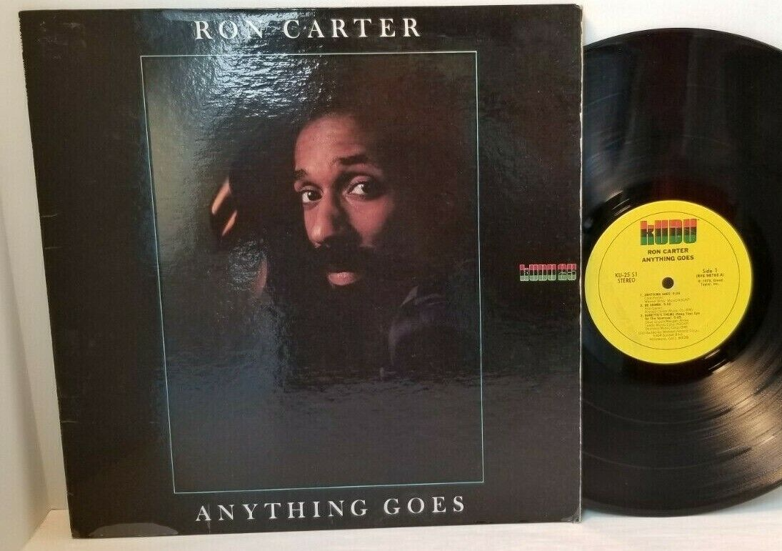 RON CARTER Anything Goes LP Kudu KU-25 S1 - Play Tested VG+ RON CARTER Anything Goes LP Kudu KU-25 S1 - Play Tested VG+