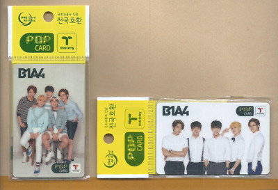 B1A4 (Kpop) T-money Card (Korea Transportation Card) 2 PCS