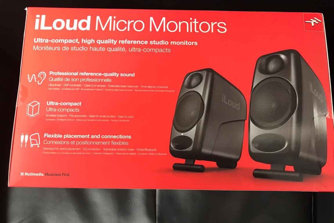 NEW IK Multimedia iLoud Micro Monitors Ultra Compact Studio speakers