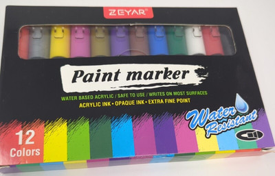 ZEYAR Paint Marker 12 Colors