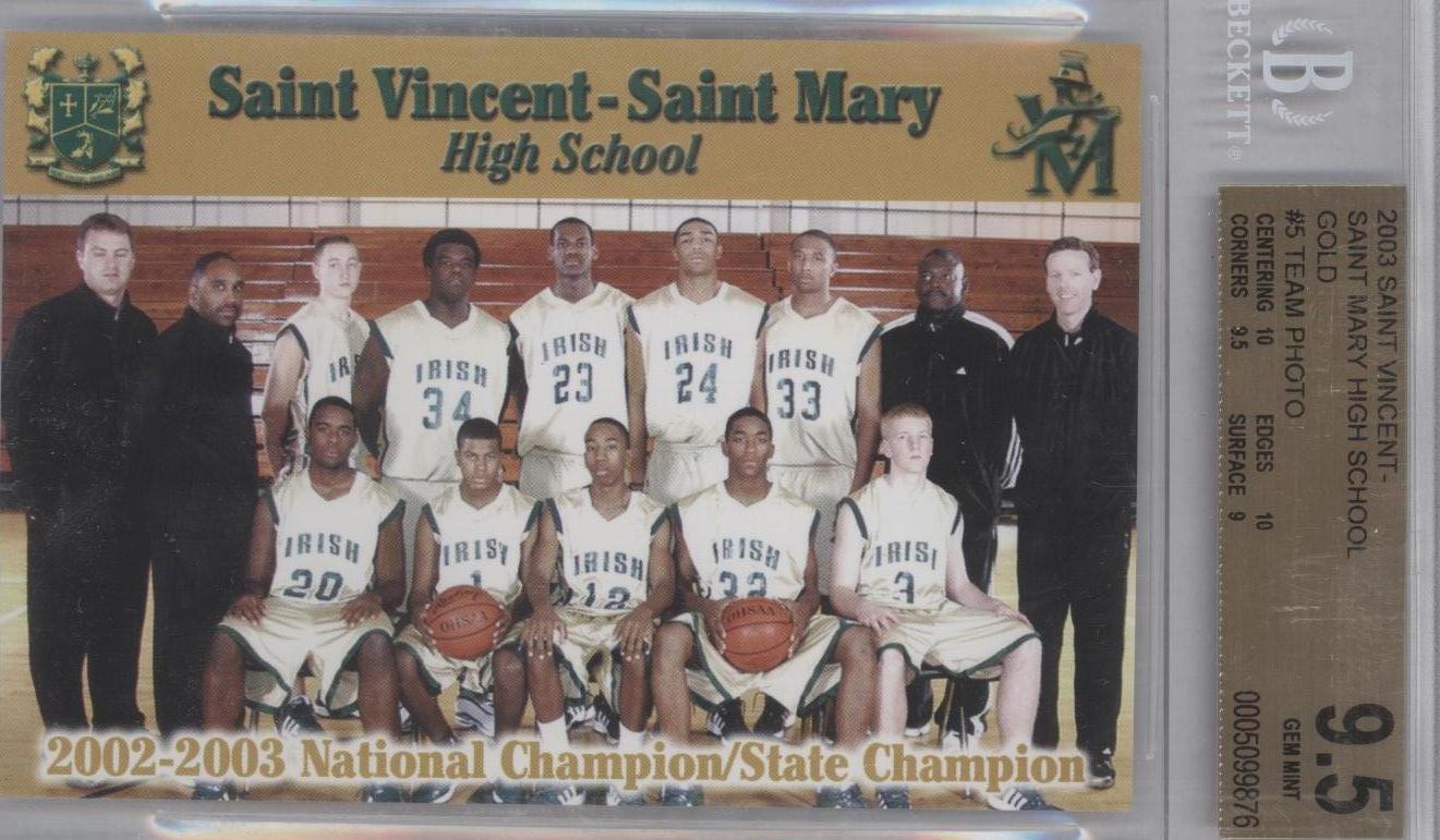 Saint Vincent-Saint Mary High School 2002-03 - LeBron James #5