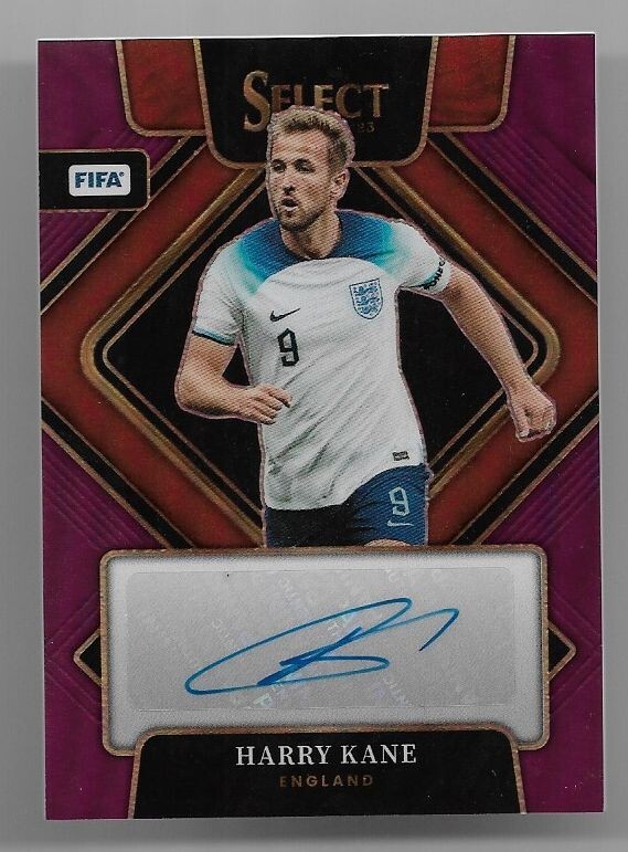 ☆ Harry Kane 15枚限定　サイン　パッチジャージーカード 2022-23 Panini Select FIFA Autograph Auto Card : Harry Kane