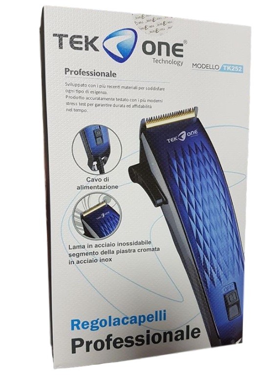 Taglia Capelli Elettrico TeKone Tk252 Rasoio Peli Accorcia Barba Pettini hsb