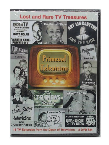 Primeval Television NEW 2 DVD SET Lost And Rare TV Treasures From 40’s & 50’s