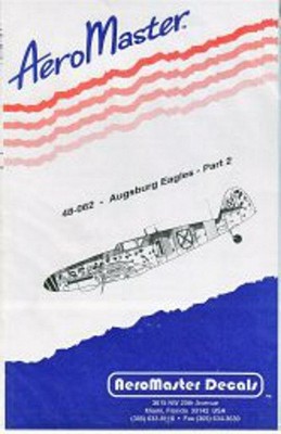 AeroMaster 1/48 decals for Fw-109 Augsburg Eagle Part 2 AM48-062