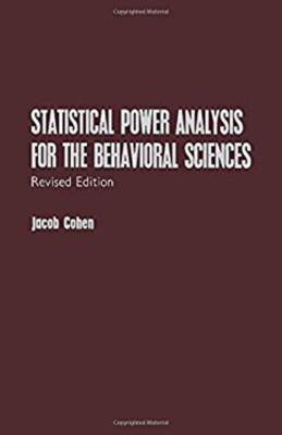 Statistical Power Analysis for the Behavioral Sciences Hardcover