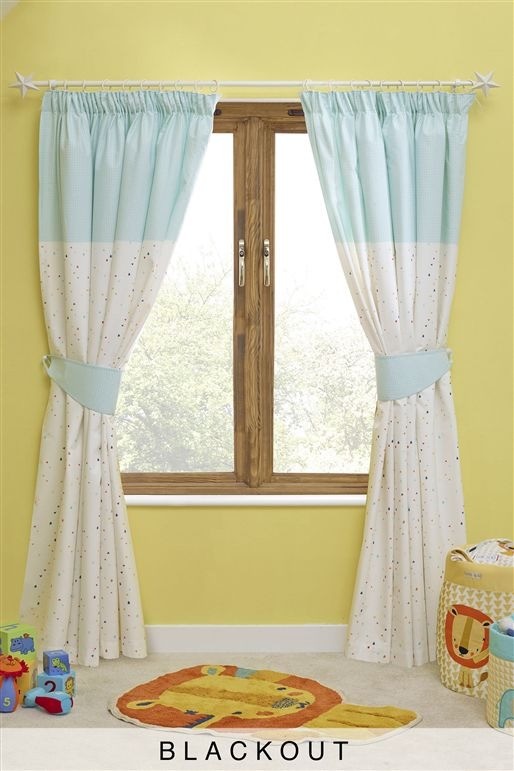 Brand New Next Little Zoo Blackout Nursery Curtains 54 Length Antrim
