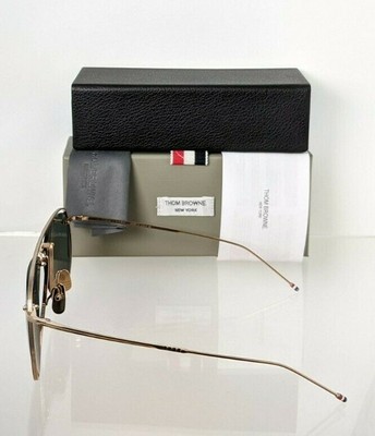 Pre-owned Dita Brand Authentic Thom Browne Sunglasses Tb 113-59-02 Gld-blk Tbs113 Frame In Green