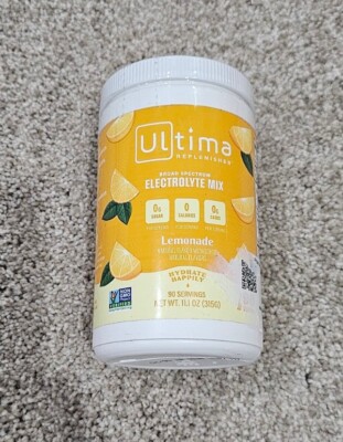 Ultima Replenisher Electrolyte Mix Lemonade *LARGER 90 servings - Exp 4/25