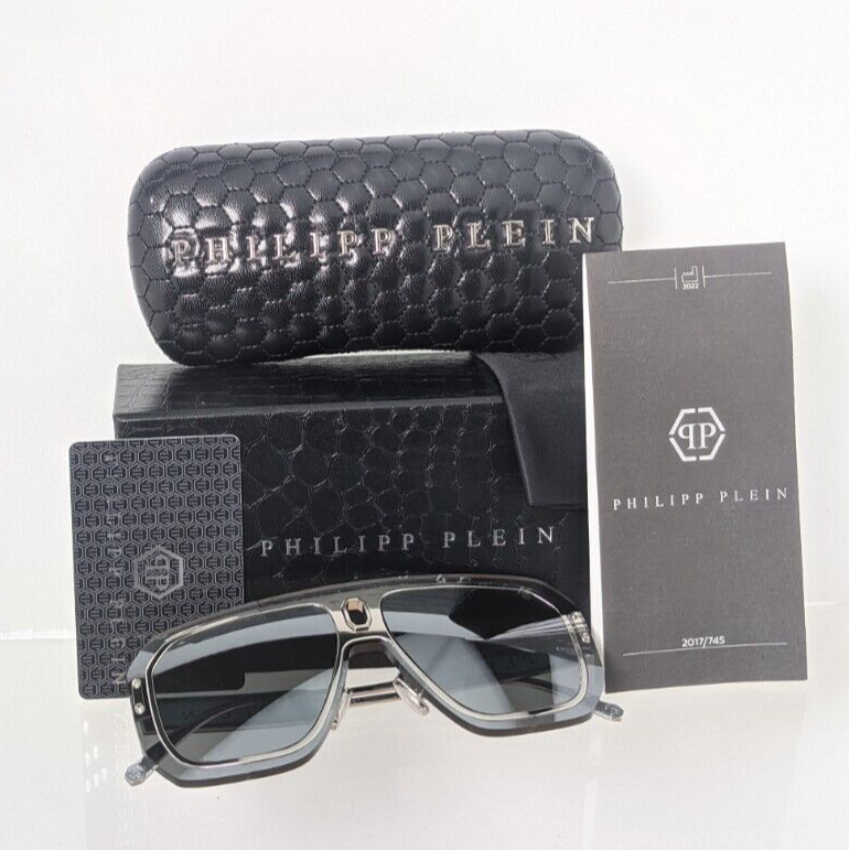 Pre-owned Philipp Plein Authentic  Sunglasses Spp 050 Col 579x Adventure Spp050 Frame In Gray