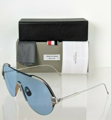 Pre-owned Dita Brand Authentic Thom Browne Sunglasses Tbs 811-144-02 Silver Tbs811 In Blue