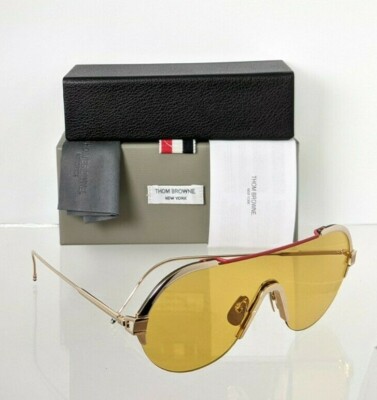 Pre-owned Dita Brand Authentic Thom Browne Sunglasses Tbs 811-144-01 Gold Tbs811 In Yellow