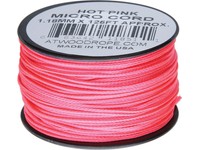 PINK Atwood Rope MFG Micro Cord 125ft Pink MS16