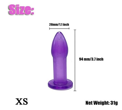 Huge Big Extra Large Anal Butt Plug Silicone Dildo G-spot Sex Toy for Men Women. Available Now for 7.95