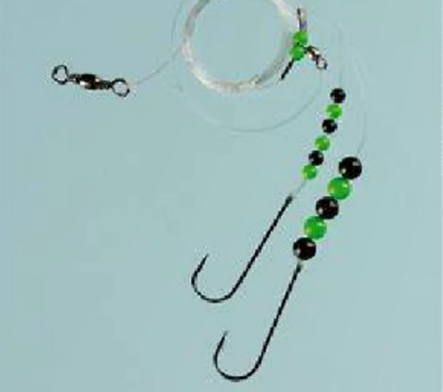 5 X SEA / BEACH FISHING FLATFISH RIG 2 HOOK SIZE 2 eBay