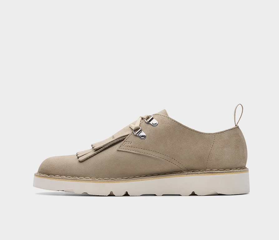 Pre-owned Clarks Originals X Engineered Garments Desert Khan Eg Sand In Black