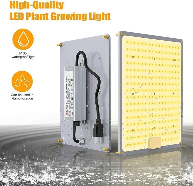 Indoor Flower Full Spectrum Veg Bloom Area Plant Grow Light