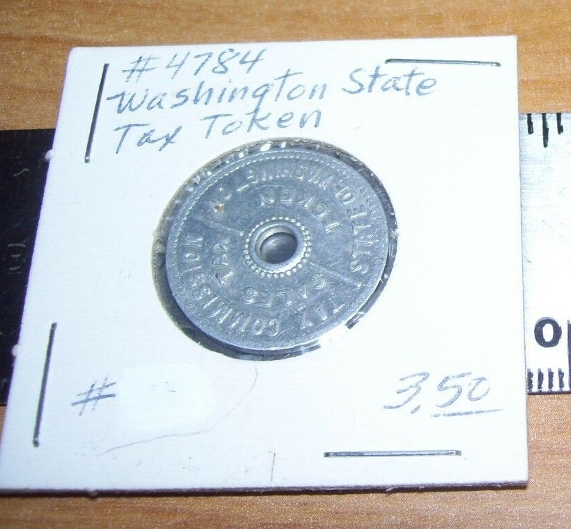 Vintage State of Washington State Sales Tax Commission Token coin medallion