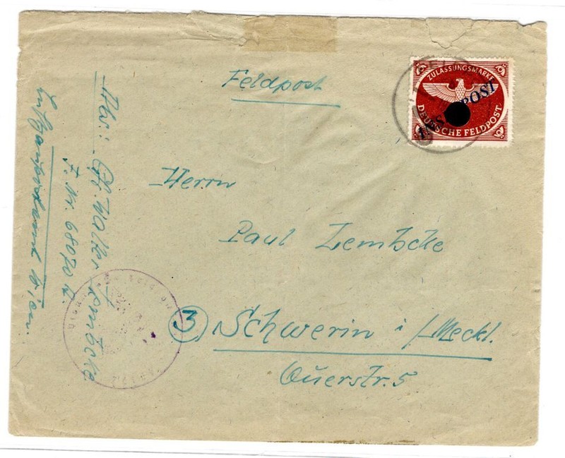 Feldpost Agram 10bbii SchÃ¶Ner Brief (Ba4812