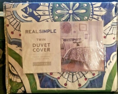 NEW Real Simple Duvet Cover - TWIN