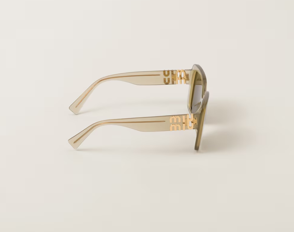 Pre-owned Miu Miu Brand 2024 Miu-miu Women Sunglasses Mu 10ys 11m-01t Authentic Italy Frame S In Brown