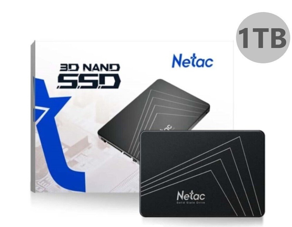 Netac 1TB Internal SSD 2.5'' SATA III M.2 NVMe PCIe Gen 3.0×4 Solid State Drive
