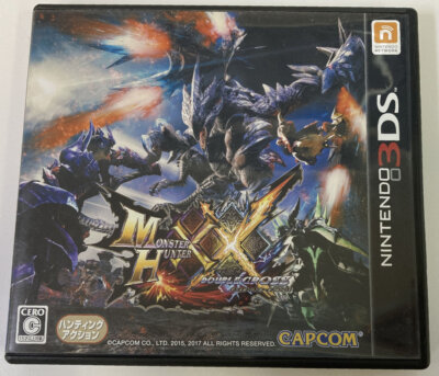 Nintendo 3DS Monster Hunter XX: Double Cross Japan w/ Box 6371 SP