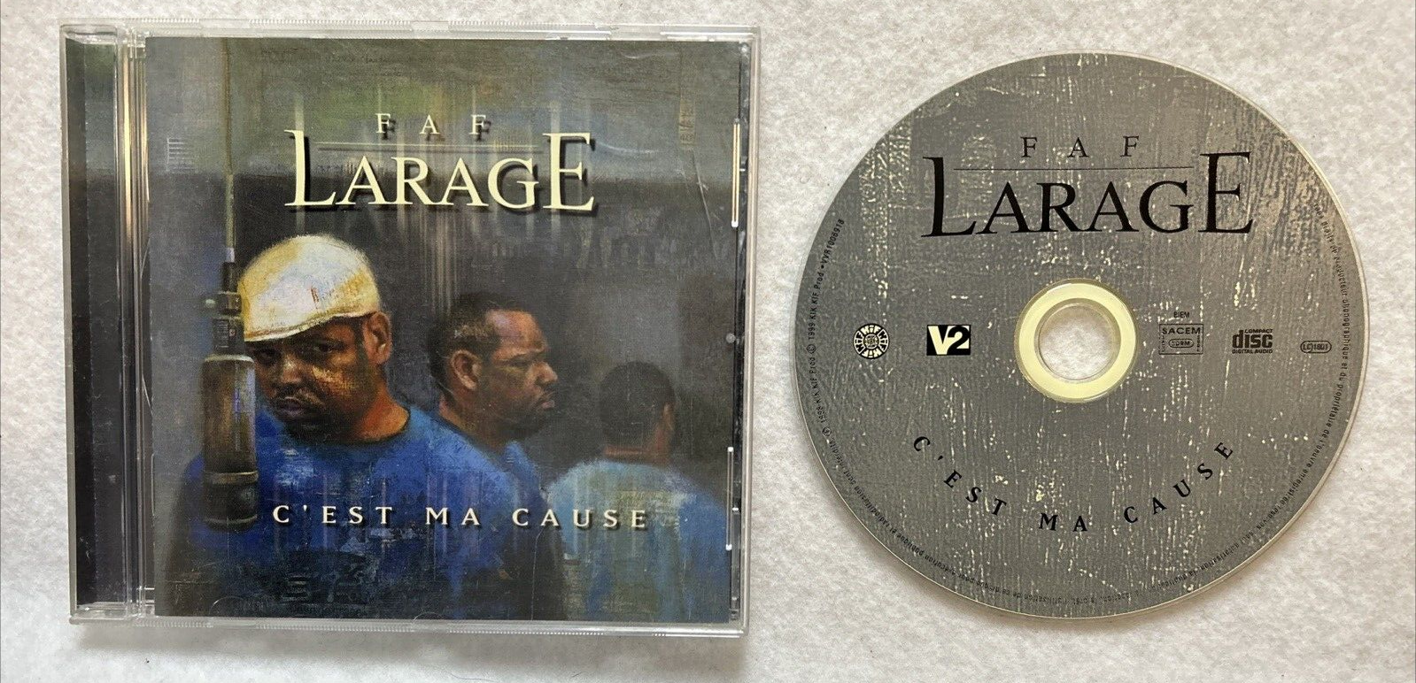 洋楽 g-rap D.E.E.P. PARLAYIN' CD Faf Larage C'est Ma Cause French Rap Hip Hop CD Compact Disc