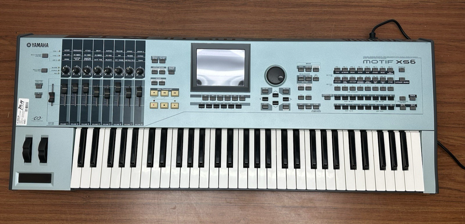 Yamaha MOTIF XS6 61鍵 シンセサイザー YAMAHA MOTIF XS6 Keyboard Production Synthesizer Green Aqua