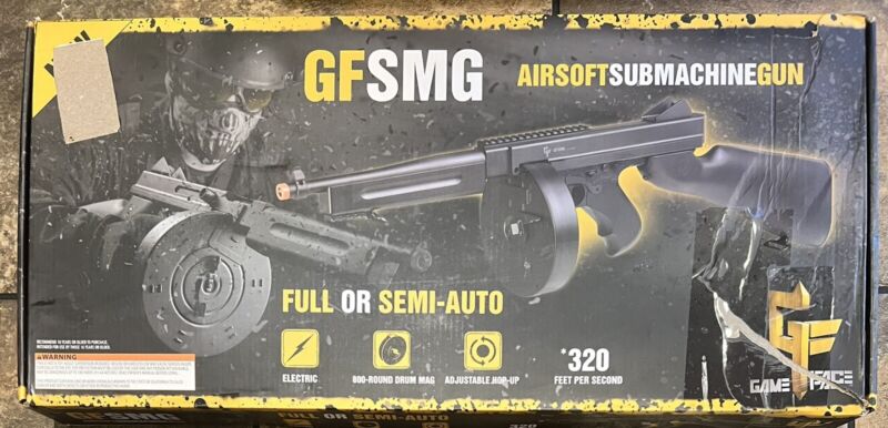 Game Face ASRGTH Gfsmg Electric Full/Semi-Auto Submachine Gun - Airsoft 320fps